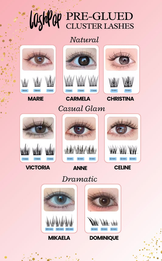 LashPop Pre-Glued Cluster Lashes